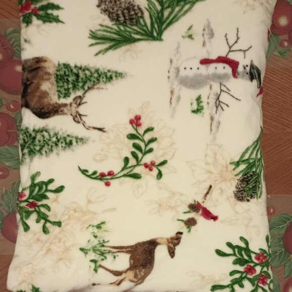 *EUC ~ Better Homes & Gardens Oversize Reversible Velvet Plush Throw Blanket - Picture 4 of 10